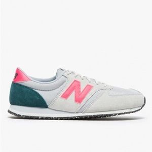 Pink & Teal New Balance 420 Sneakers